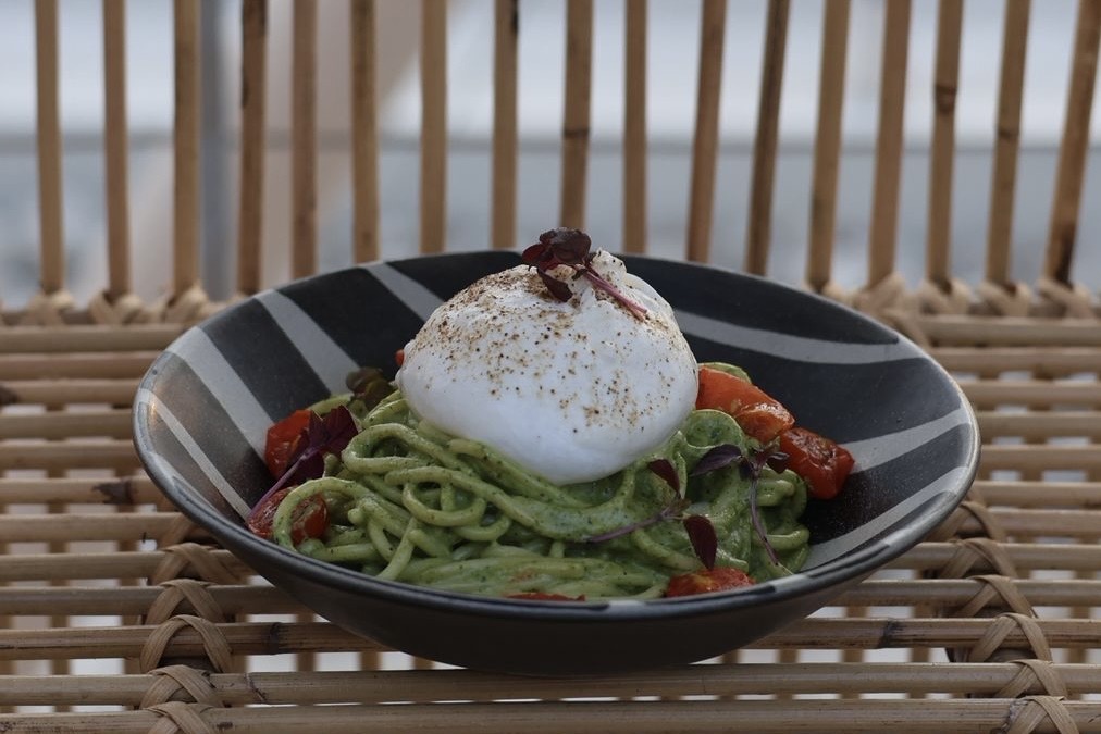 Pesto Buratta pasta 